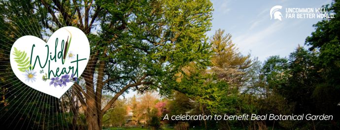 [Banner: Wild at Heart: A Celebration to Benefit Beal Botanical Garden]