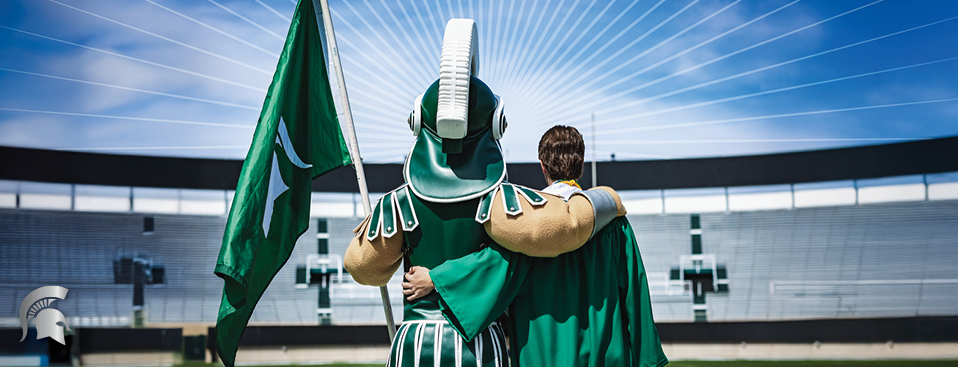 [Banner: President Reception for New Graduates]