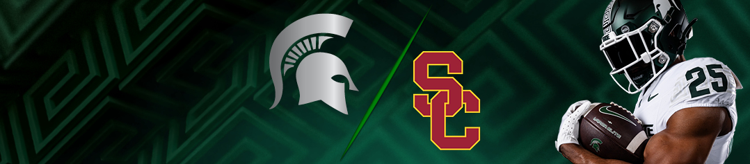 [Banner: MSU Tailgate at USC]